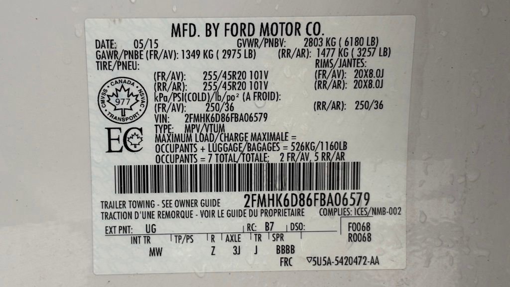 Used 2015 Ford Flex Limited w/ Equipment Group 301A image 49