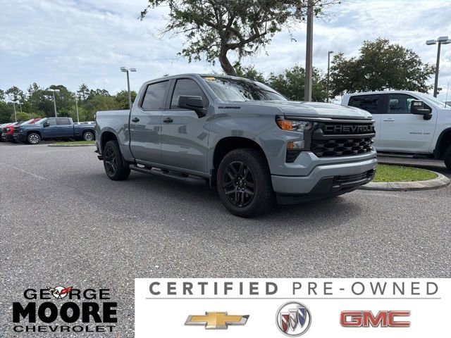 Certified 2025 Chevrolet Silverado 1500 Custom w/ Turbomax Blackout Package