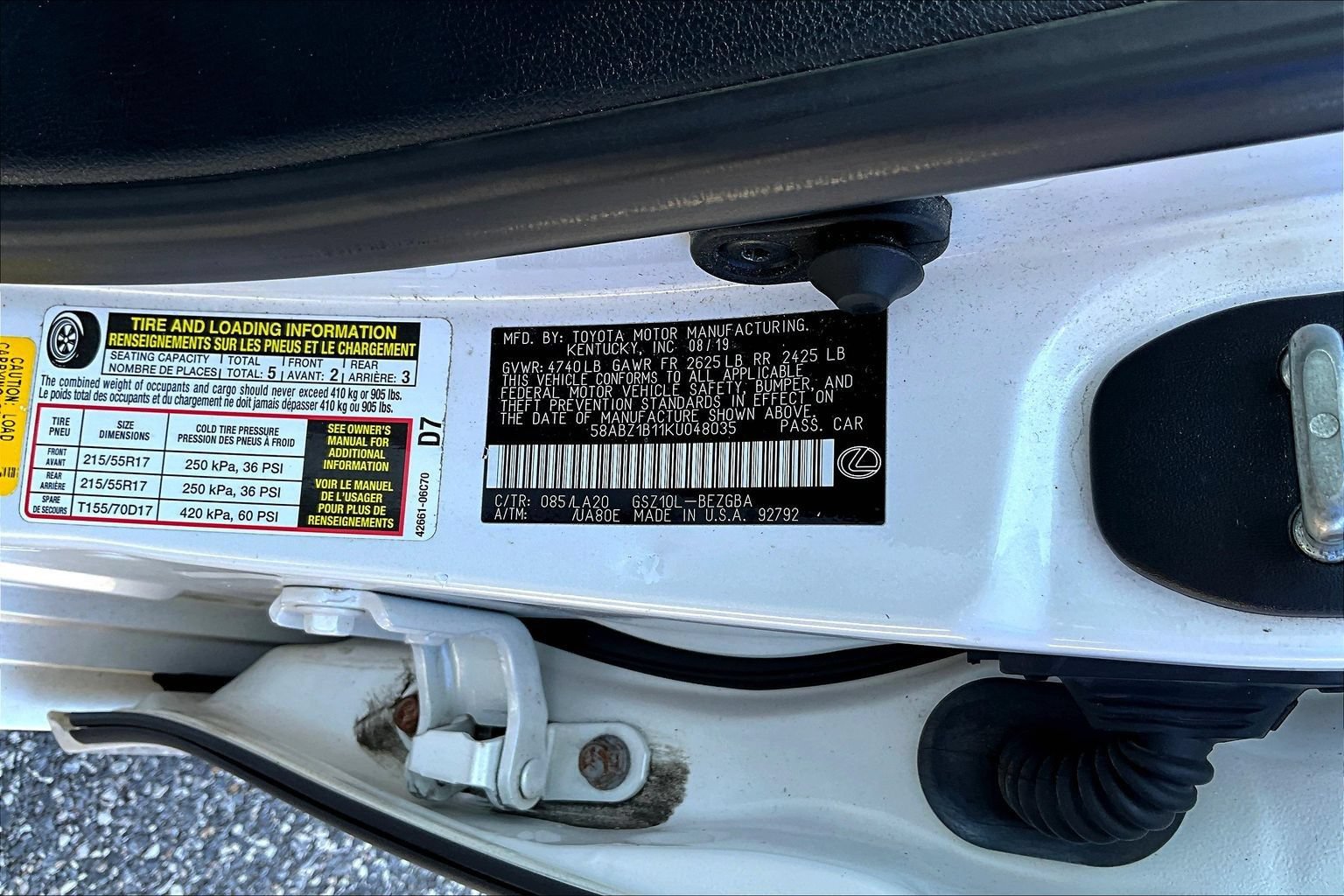 Used 2019 Lexus ES 350 w/ Accessory Package 2 FWD image 20