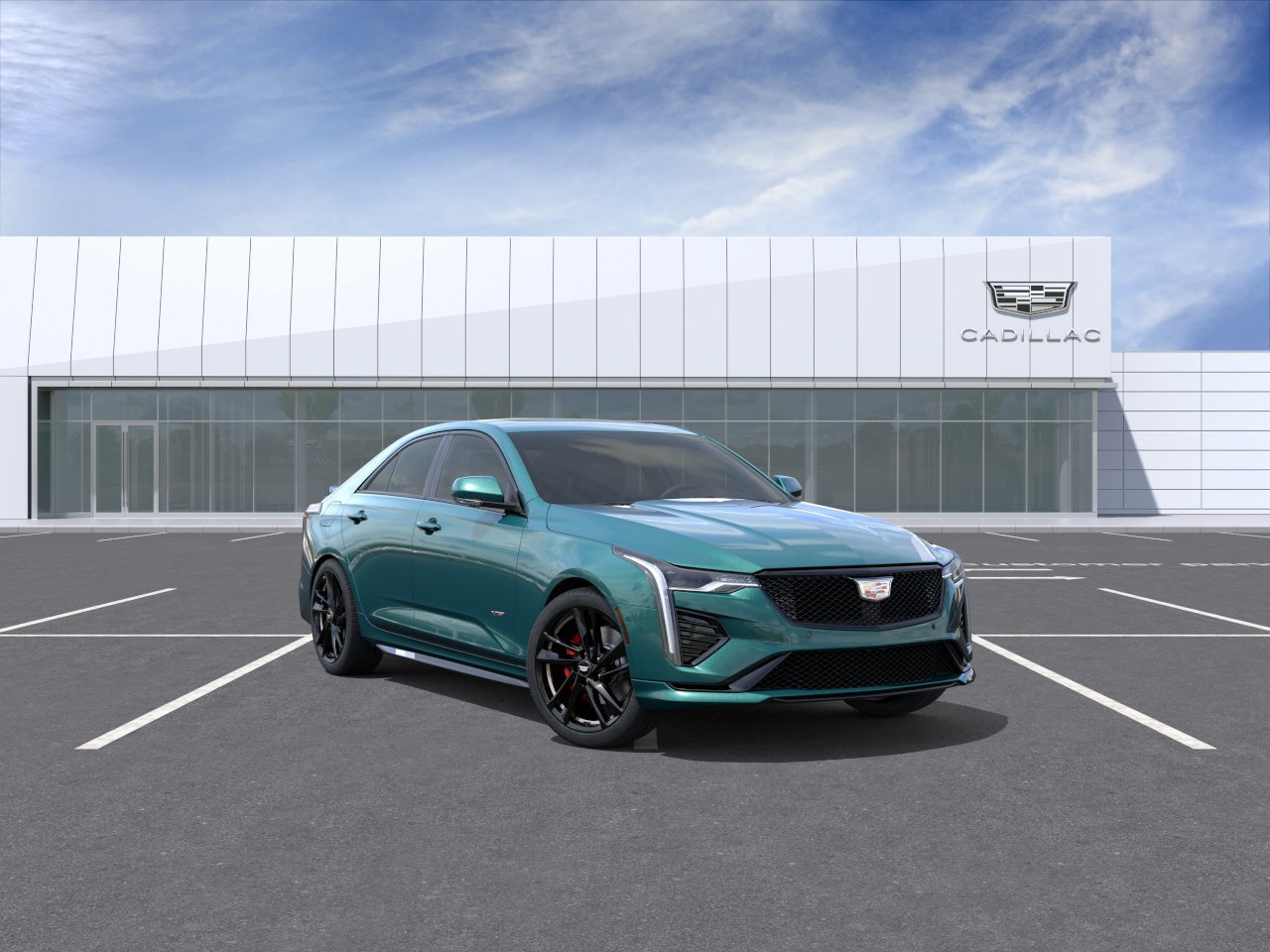 New 2026 Cadillac CT4 V w/ LPO, Bronce Accent Package RWD image 1