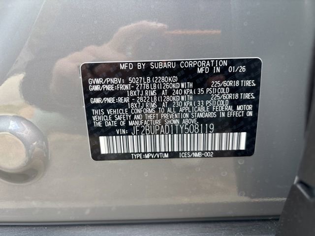 New 2026 Subaru Outback Premium image 19