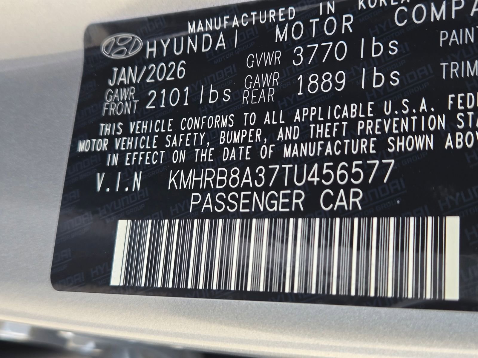 New 2026 Hyundai Venue SE FWD image 20