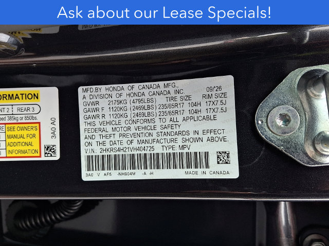 New 2027 Honda CR-V LX image 20