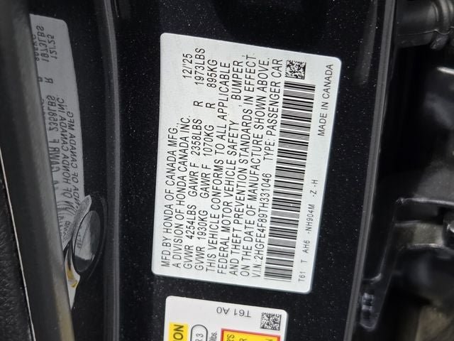 Certified 2026 Honda Civic Sport image 39