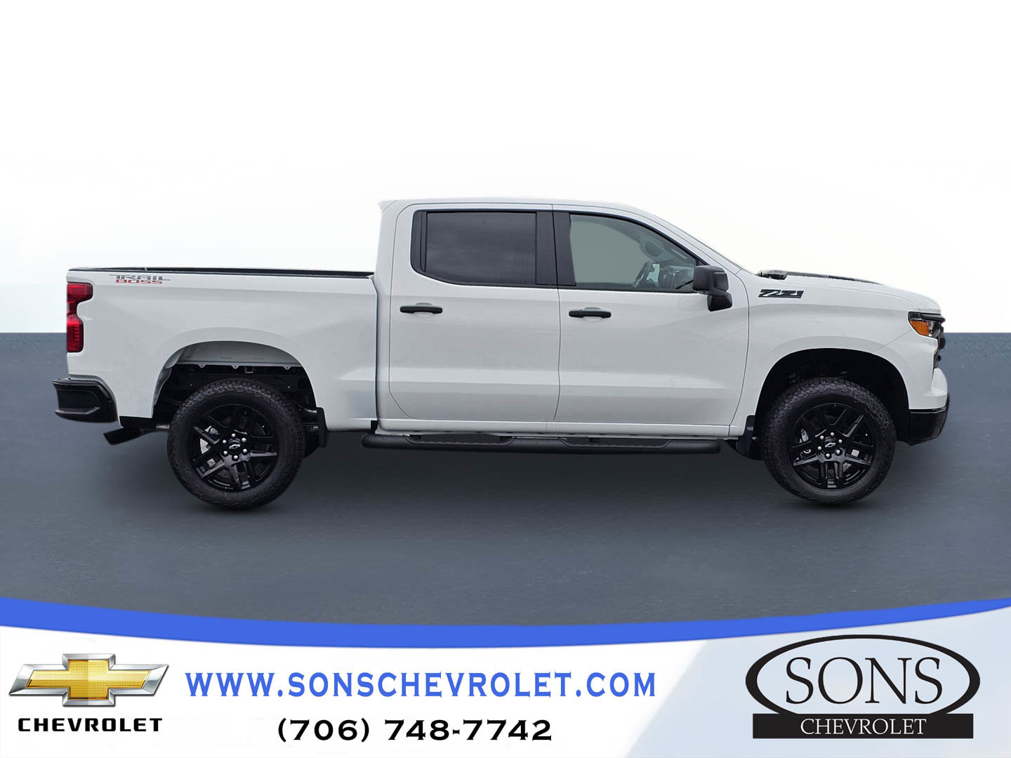 New 2026 Chevrolet Silverado 1500 Custom Trail Boss w/ Turbomax Blackout Package image 4