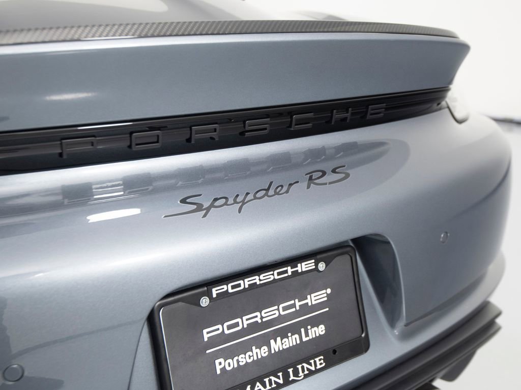 Certified 2025 Porsche 718 Boxster Spyder RS RWD image 54