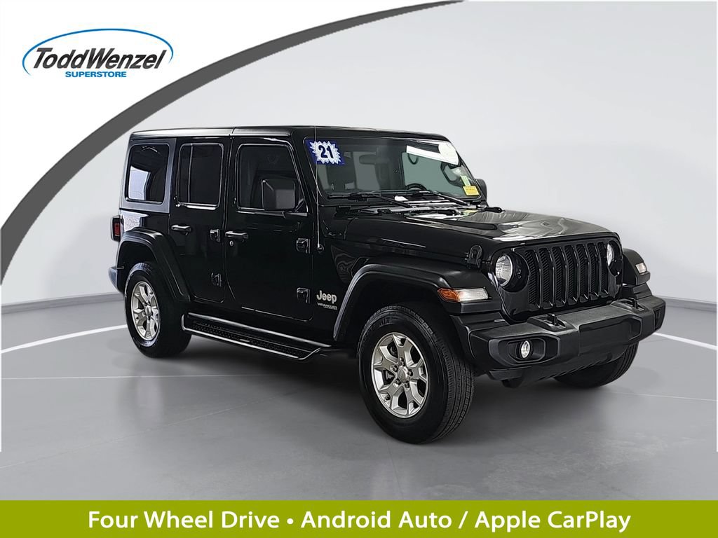 Used 2021 Jeep Wrangler Unlimited Sport AWD/4WD image 1