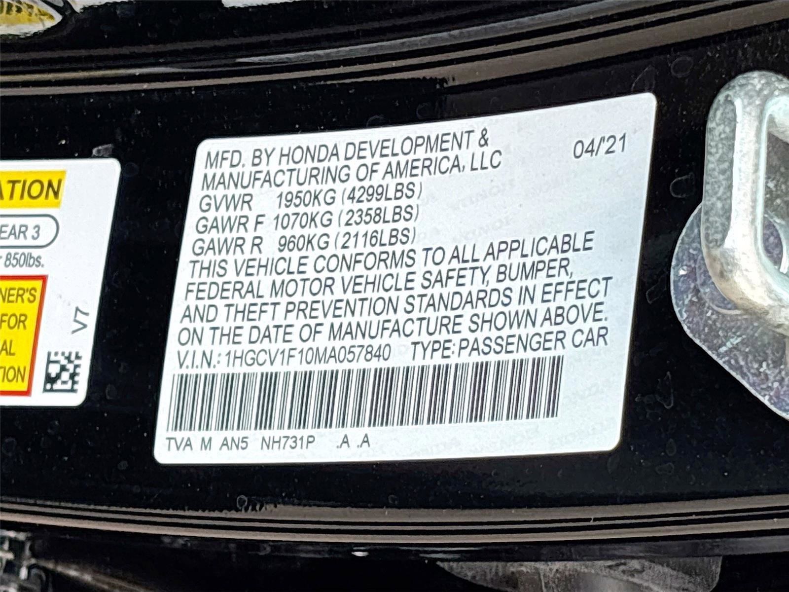 Used 2021 Honda Accord LX image 29