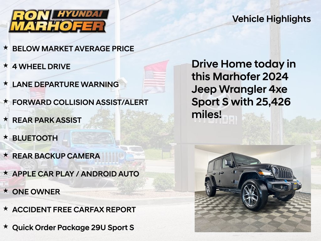 Used 2024 Jeep Wrangler Unlimited w/ Convenience Group AWD/4WD image 15