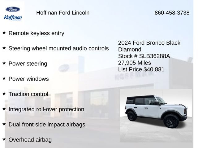 Certified 2024 Ford Bronco Black Diamond image 12