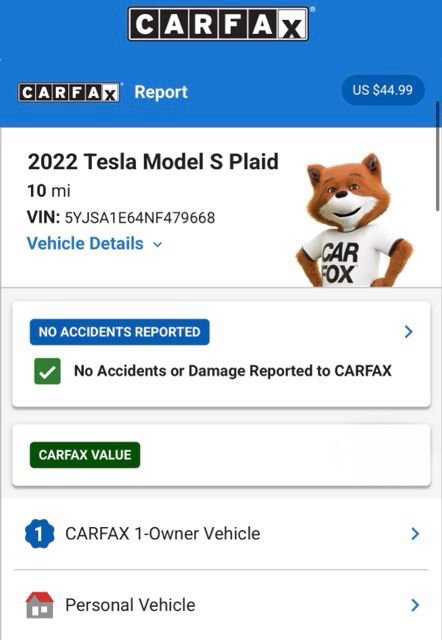 Used 2022 Tesla Model S Plaid AWD/4WD image 7