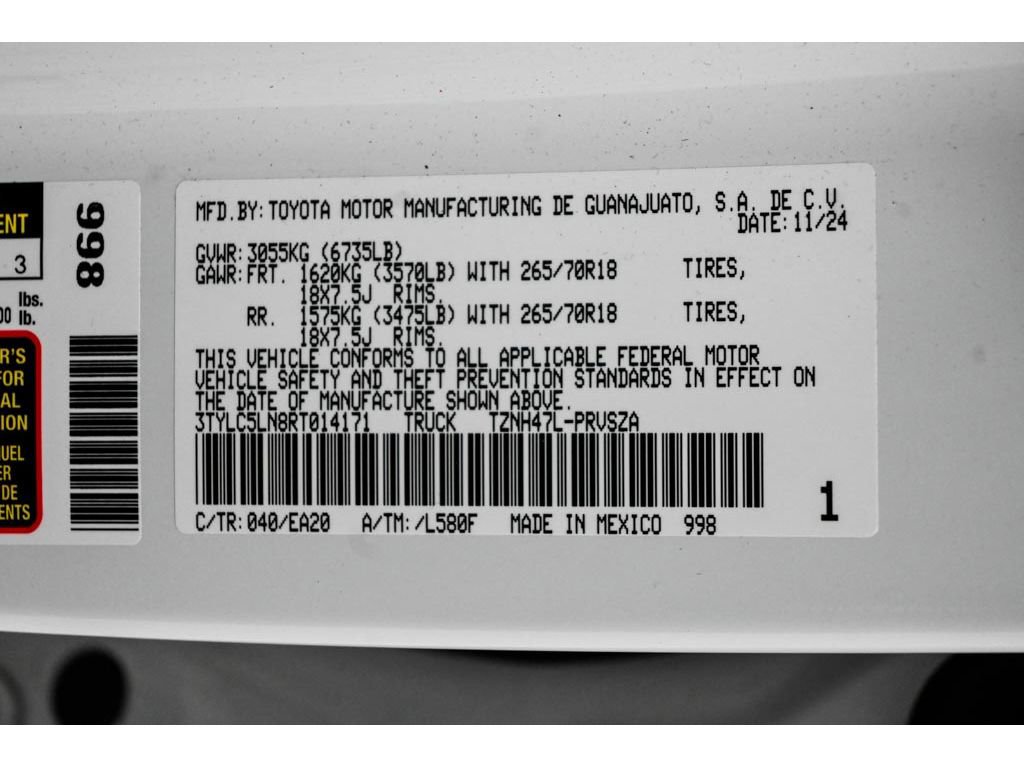 Used 2024 Toyota Tacoma TRD Off-Road w/ TRD Off Road Premium Package image 61