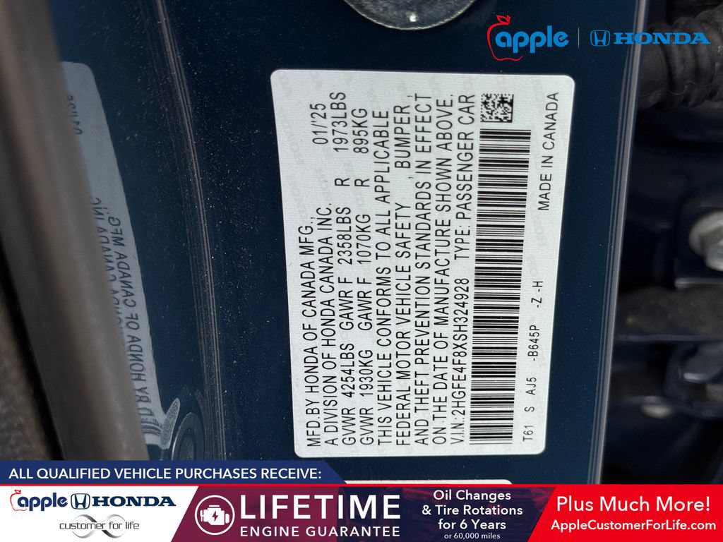 Used 2025 Honda Civic Sport Touring image 33