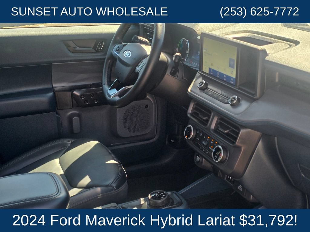 Used 2024 Ford Maverick Lariat w/ Black Appearance Package FWD image 21