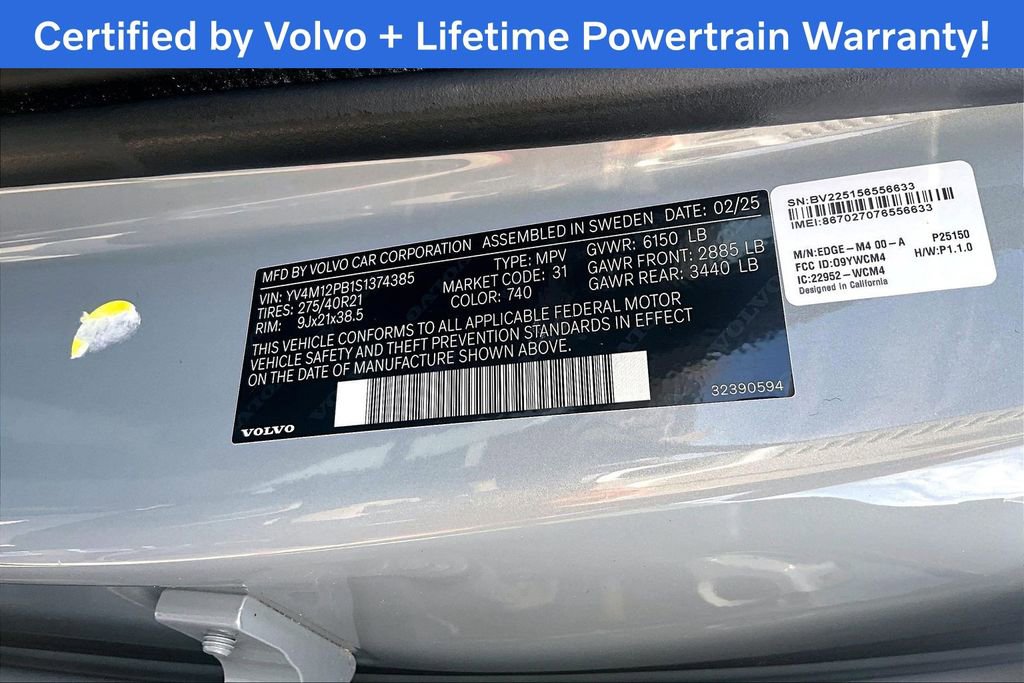 Certified 2025 Volvo XC90 B5 Plus image 46