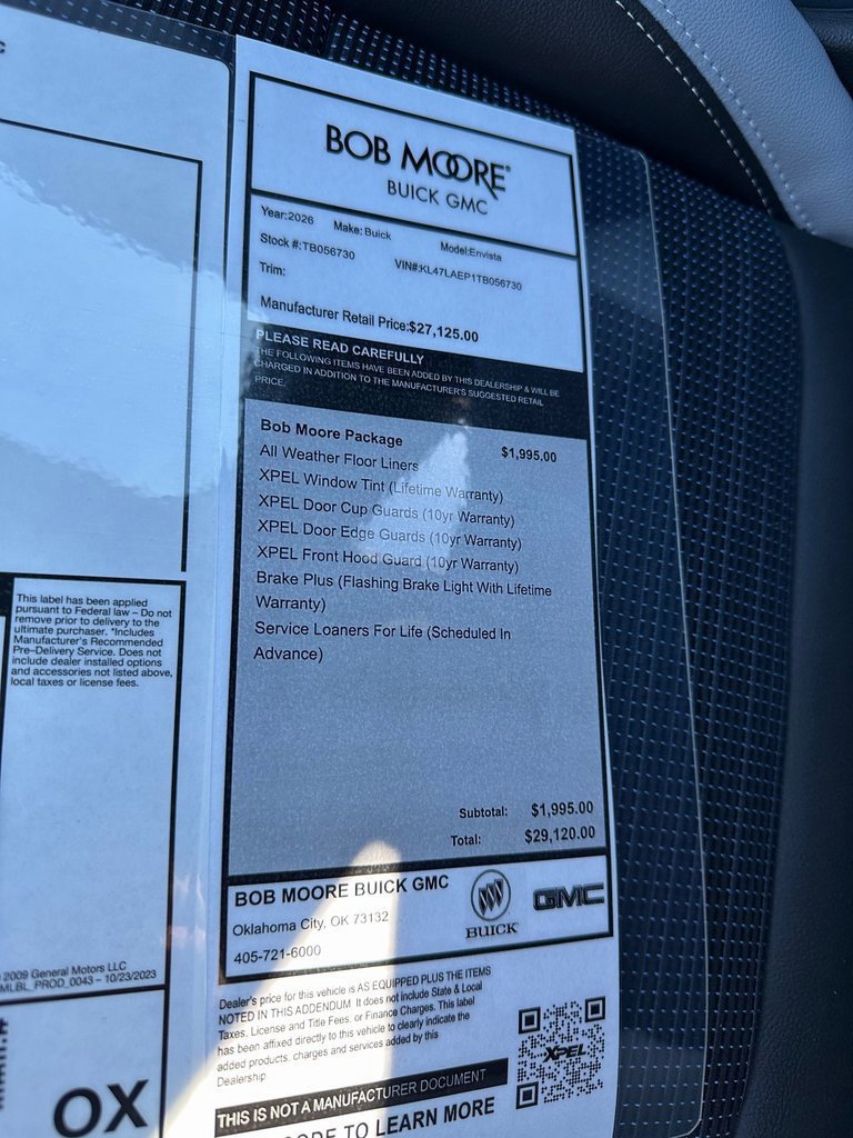 New 2026 Buick Envista Preferred w/ Advanced Safety Package image 15