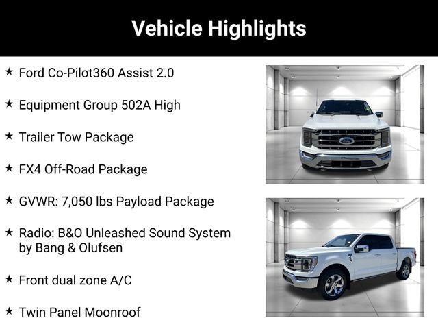Used 2023 Ford F150 Lariat w/ Equipment Group 502A High AWD/4WD video 2