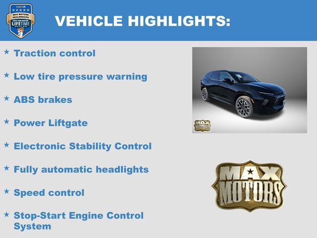 New 2026 Chevrolet Blazer RS w/ Driver Confidence II Package image 11