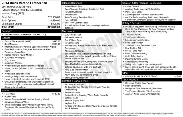 Used 2014 Buick Verano Leather FWD image 26