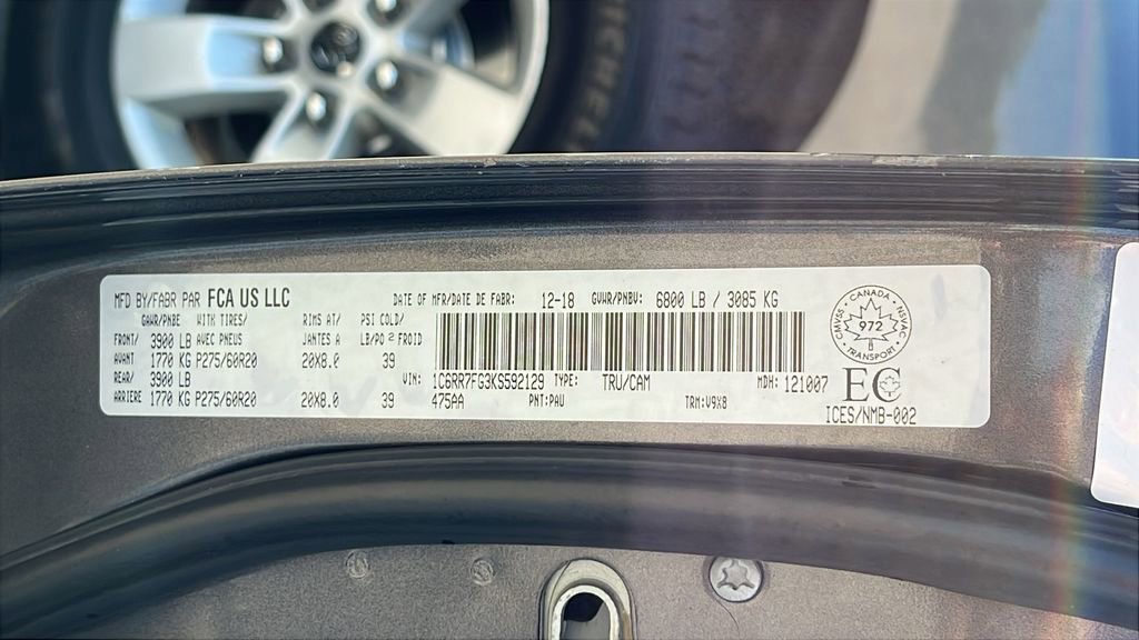 Used 2019 RAM 1500 ST w/ SXT Plus Group image 11