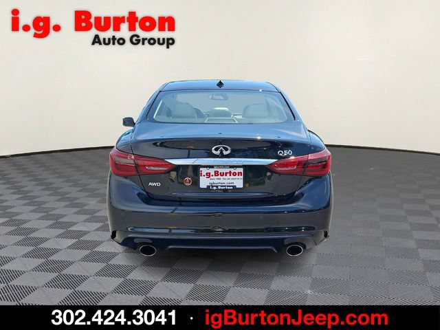 Used 2021 INFINITI Q50 Luxe w/ All Weather Package AWD/4WD image 5