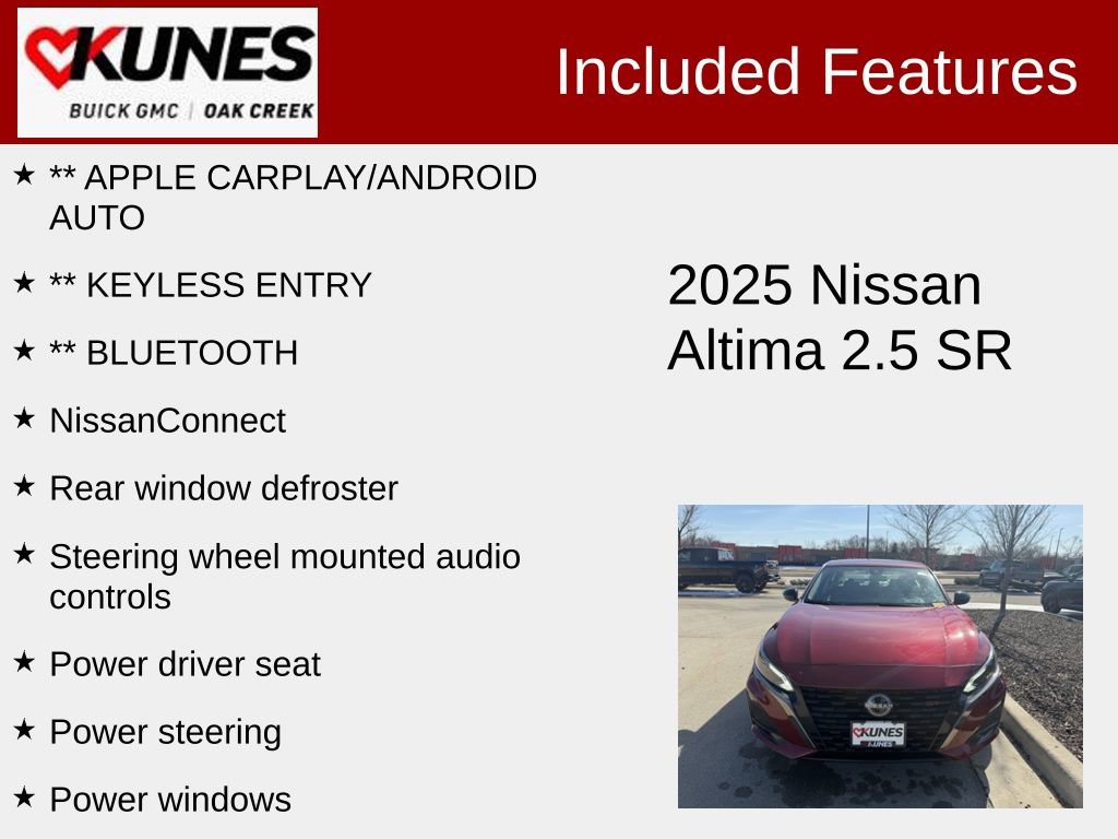 Used 2025 Nissan Altima 2.5 SR FWD image 2