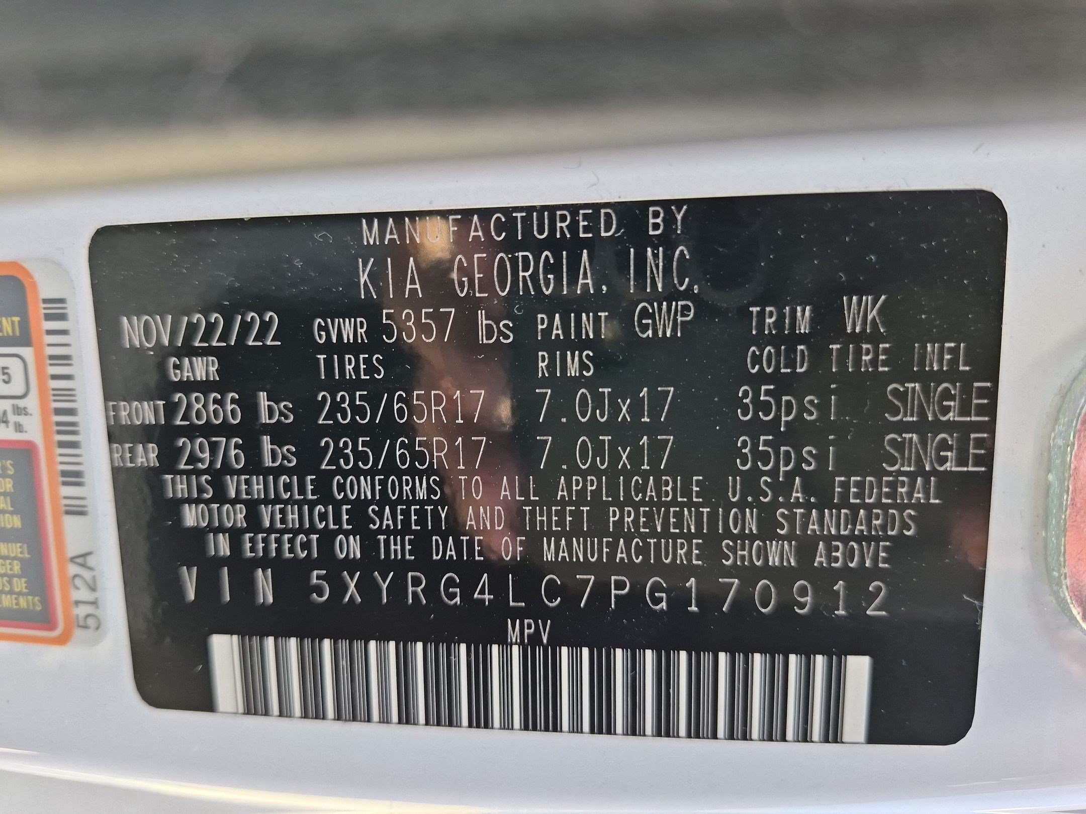 Certified 2023 Kia Sorento LX FWD image 32