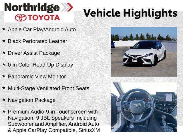 Used 2023 Toyota Camry XSE w/ Navigation Package FWD image 2