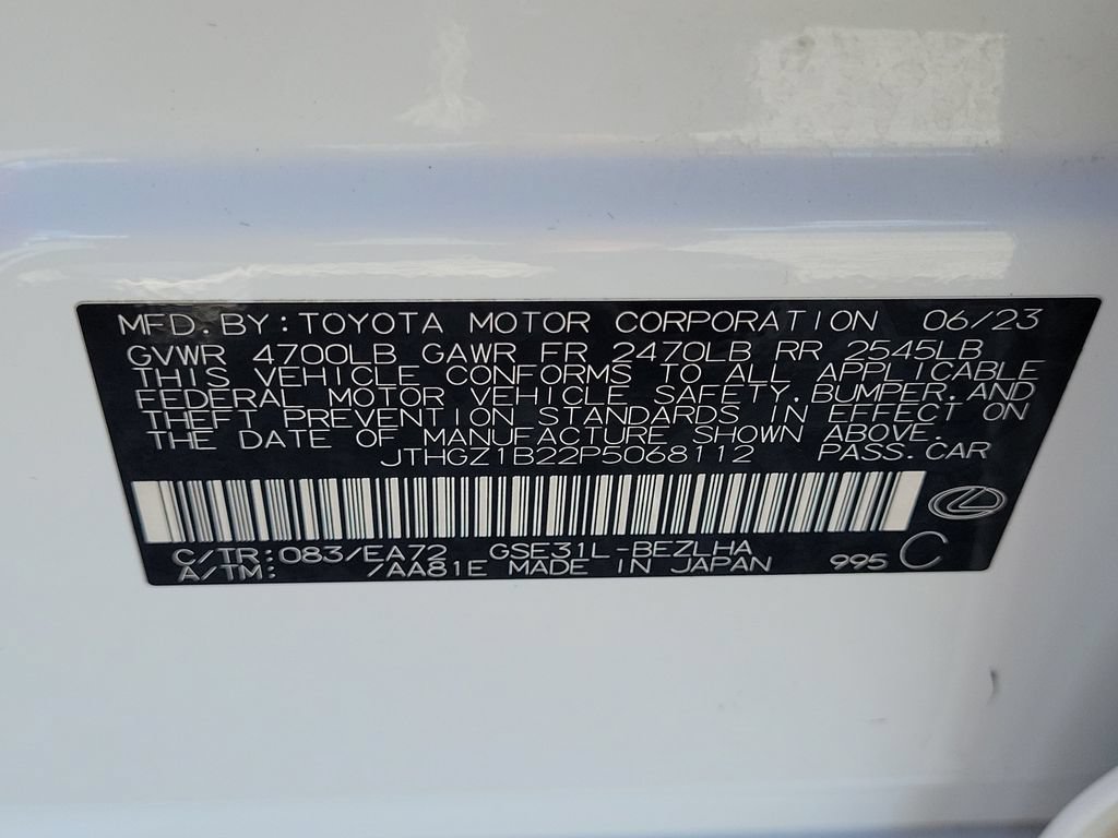 Used 2023 Lexus IS 350 F Sport w/ Navigation Package RWD image 29