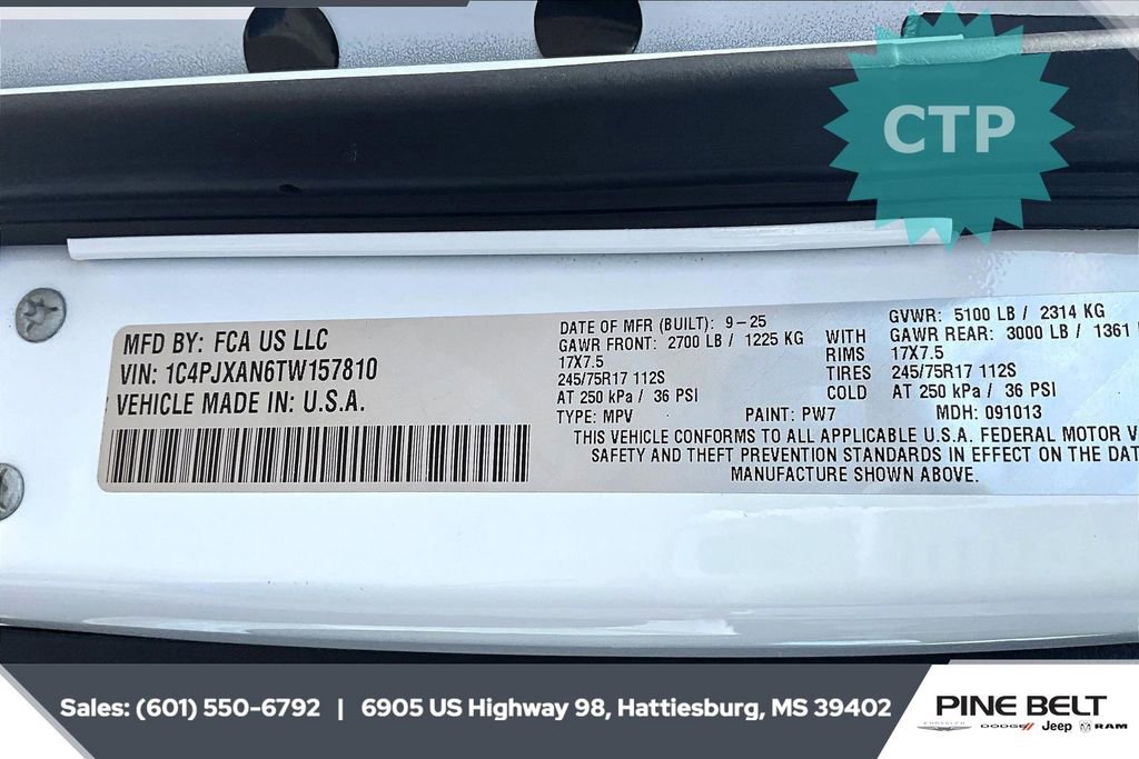 New 2026 Jeep Wrangler Sport image 7