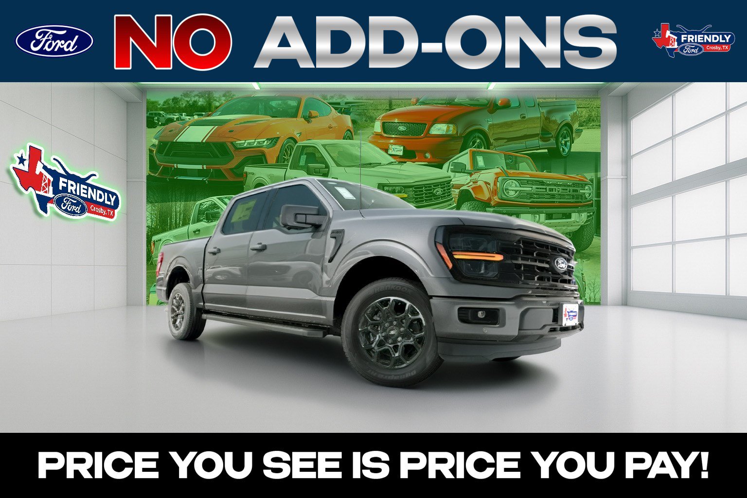 New 2026 Ford F150 XLT w/ Equipment Group 302A MID