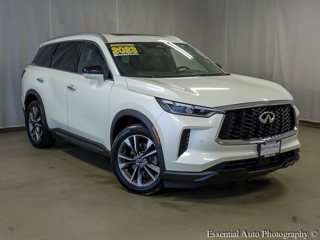 Used 2023 INFINITI QX60 Luxe w/ Cargo Package AWD/4WD video 2
