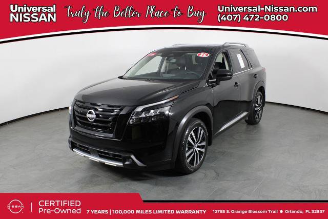 Certified 2025 Nissan Pathfinder Platinum w/ Black Appearance Package