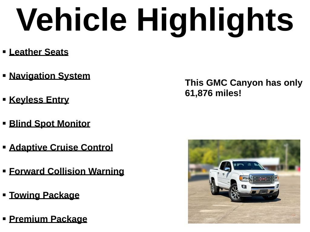 Used 2020 GMC Canyon Denali AWD/4WD image 36