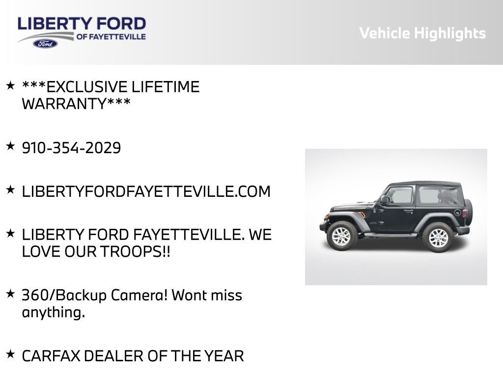 Used 2023 Jeep Wrangler Sport S image 5