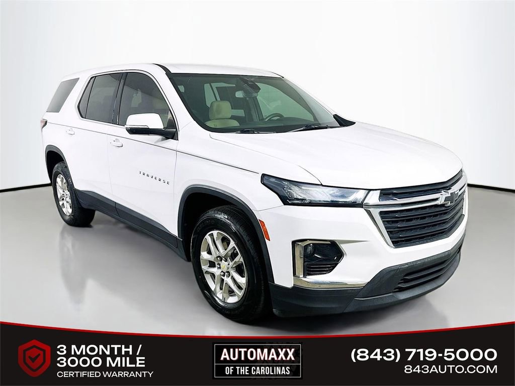Used 2023 Chevrolet Traverse LS w/ Safety Package FWD image 1