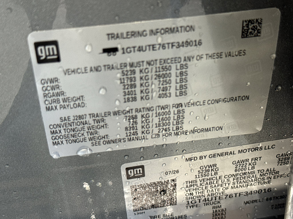 New 2026 GMC Sierra 3500 SLE AWD/4WD image 39