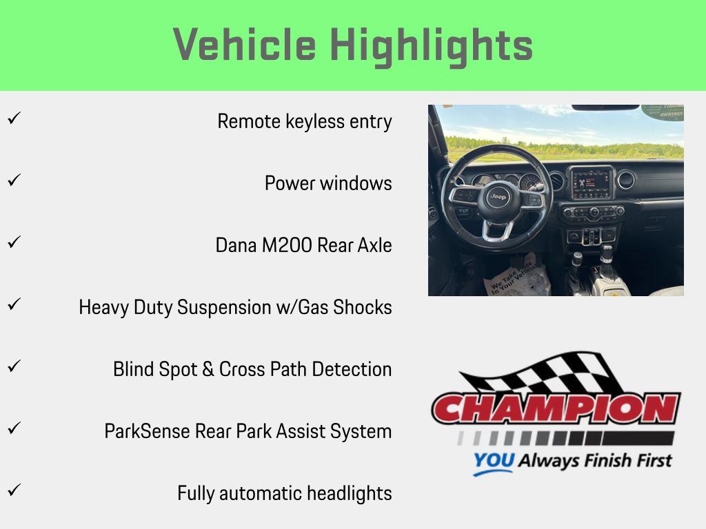 Used 2021 Jeep Wrangler Unlimited Sahara w/ Uconnect 4C Nav & Sound Group AWD/4WD image 24