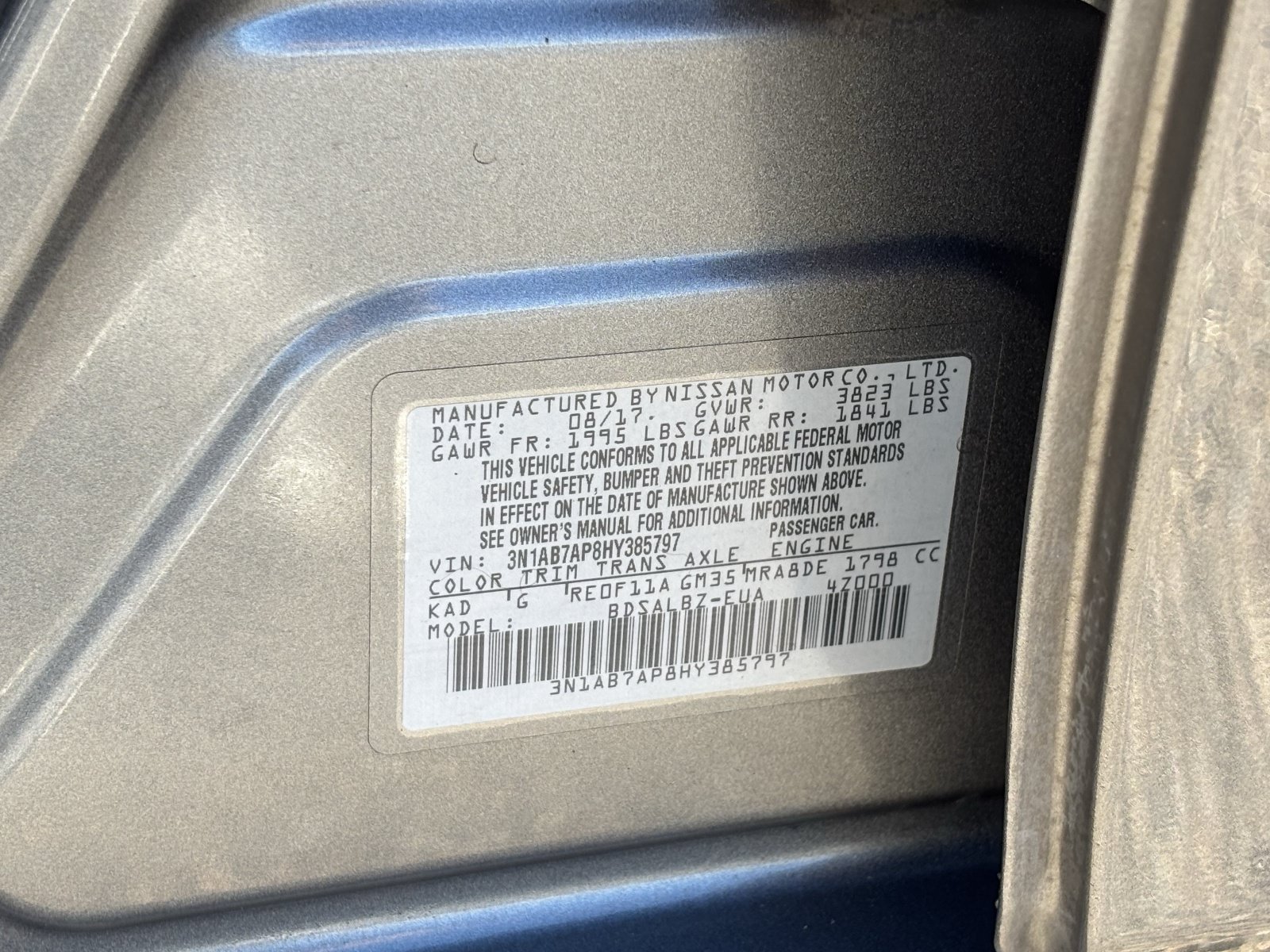 Used 2017 Nissan Sentra S FWD image 34