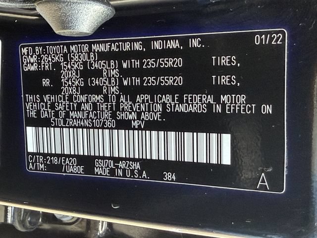 Used 2022 Toyota Highlander XSE FWD image 29