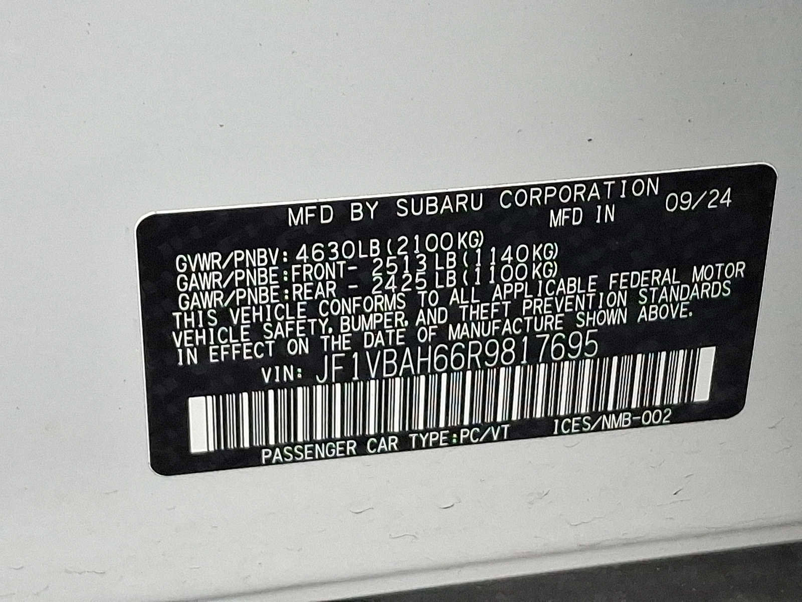 Used 2024 Subaru WRX Premium image 26