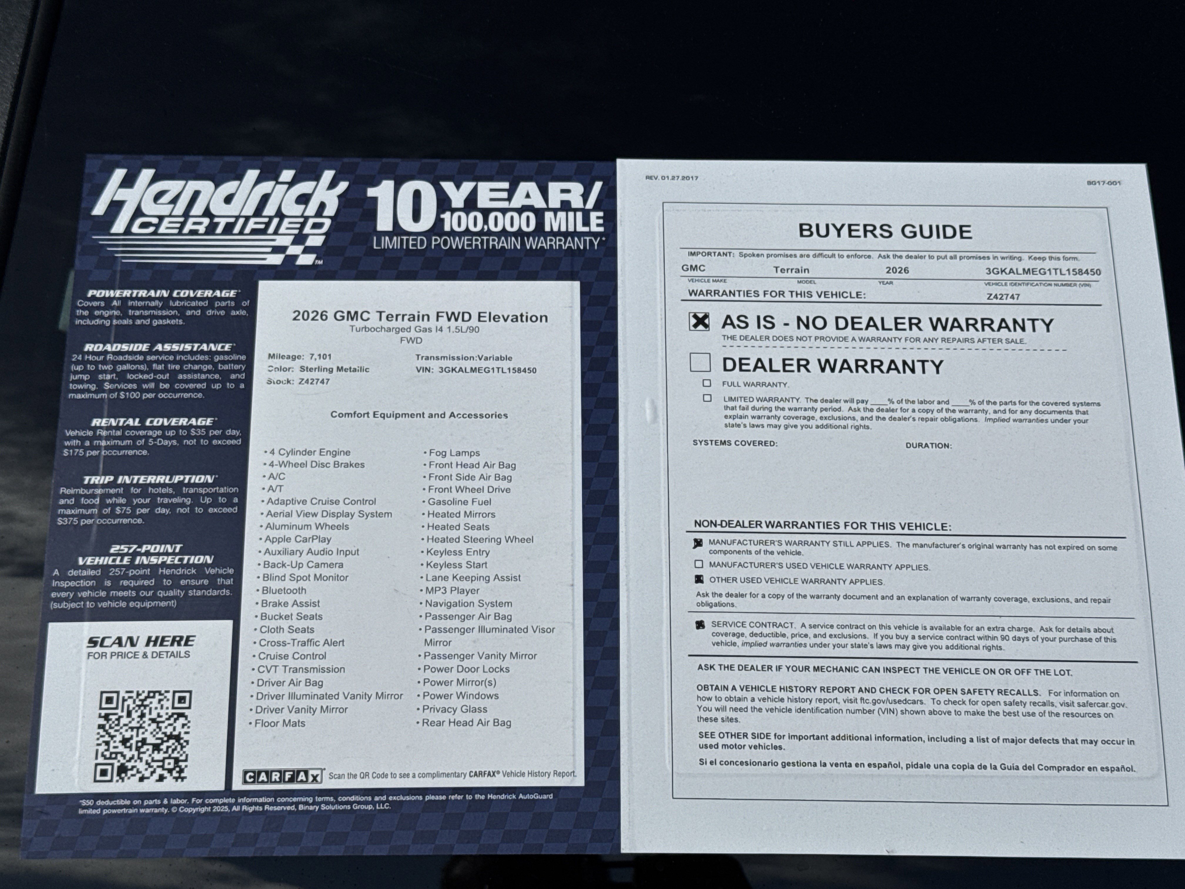 Used 2026 GMC Terrain Elevation w/ Technology Package II image 35