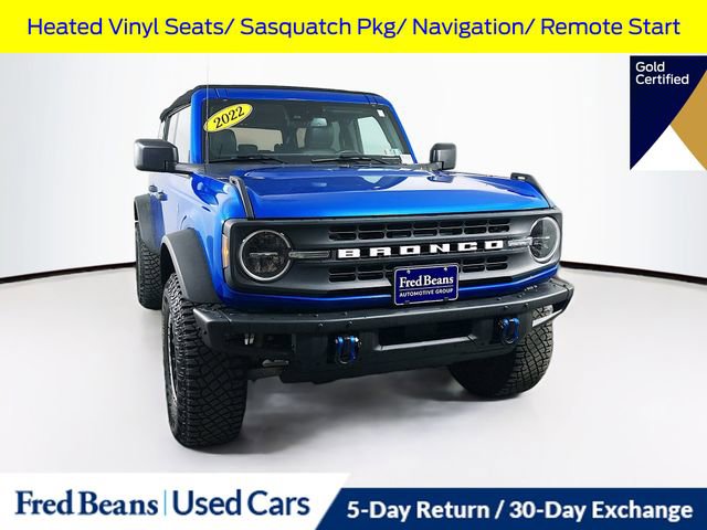 Certified 2022 Ford Bronco Black Diamond w/ Sasquatch Package