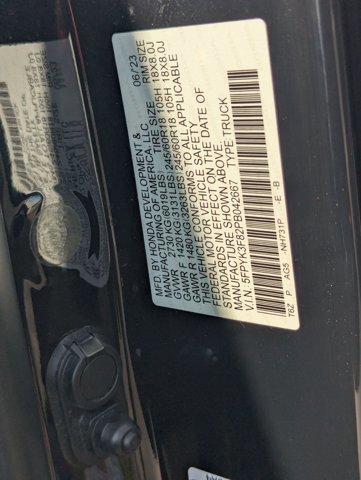 Certified 2023 Honda Ridgeline Black Edition image 25