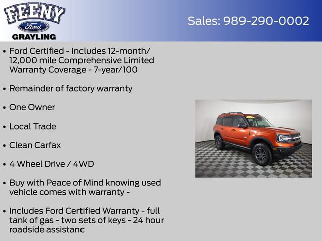 Used 2024 Ford Bronco Sport Big Bend w/ Convenience Package AWD/4WD image 4