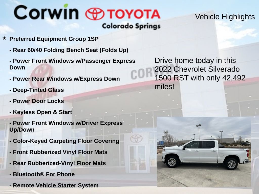 Used 2022 Chevrolet Silverado 1500 RST w/ Convenience Package II image 7