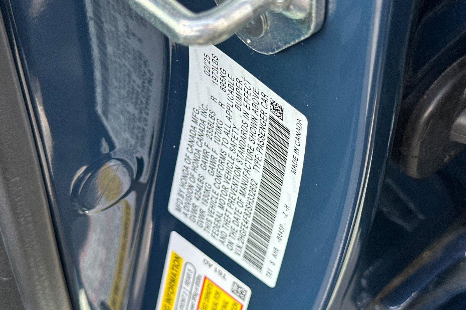 Certified 2025 Honda Civic Sport image 26