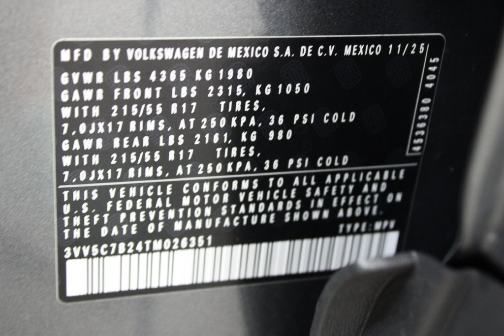 Certified 2026 Volkswagen Taos S FWD image 28