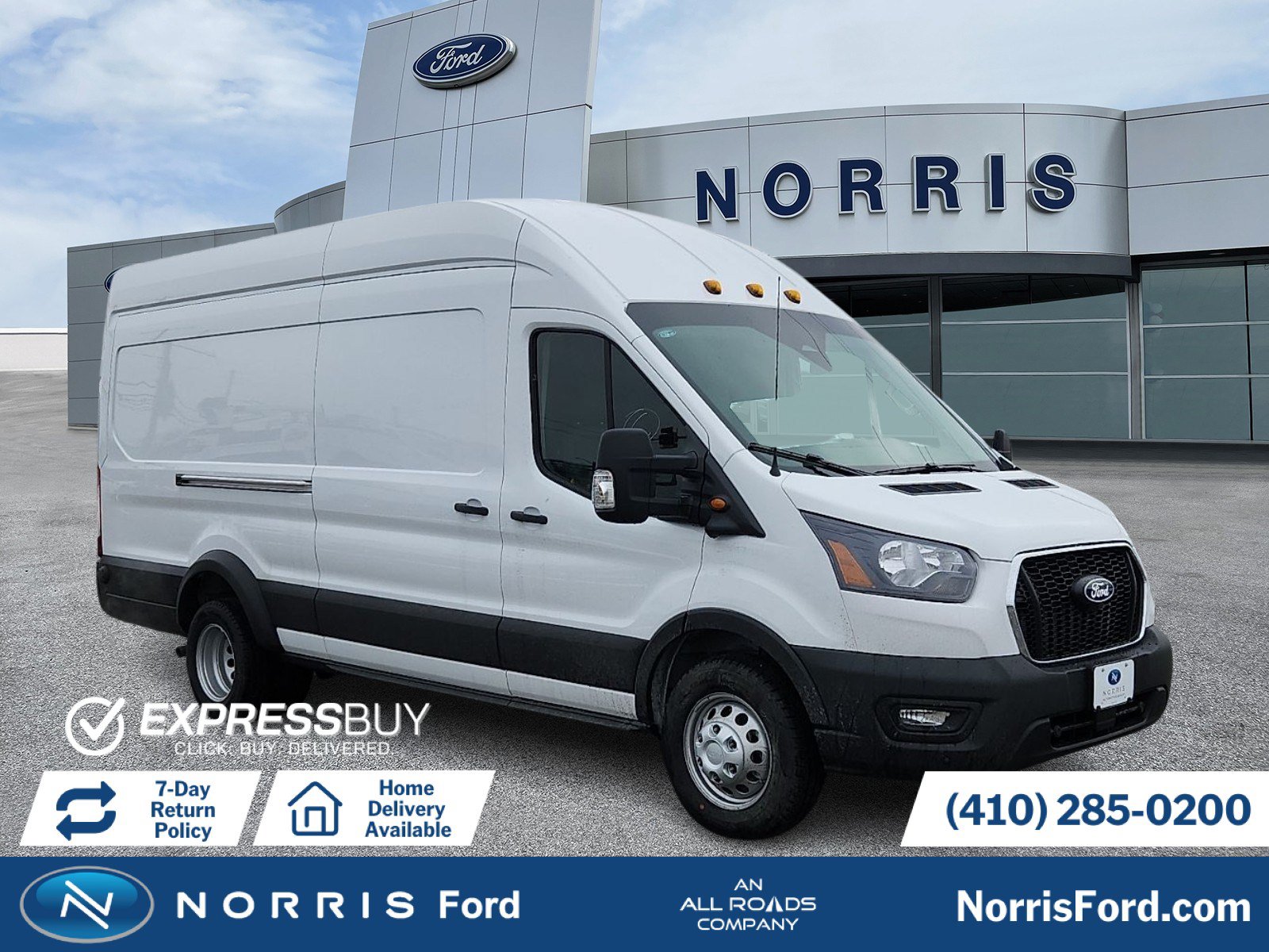 New 2026 Ford Transit 350 148 High Roof Extended DRW w/ Load Area Protection Package
