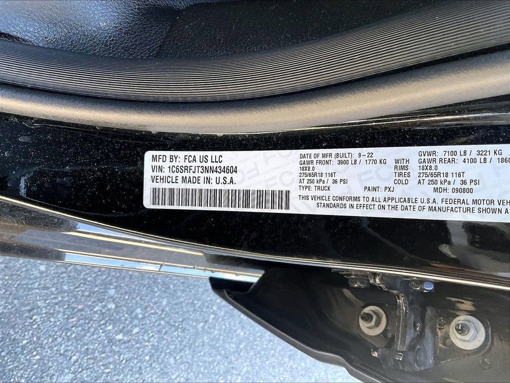 Used 2022 RAM 1500 Laramie AWD/4WD image 24